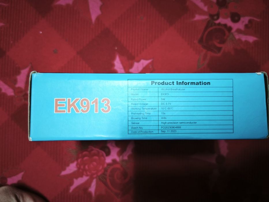 Etilómetro digital Millegu EK913