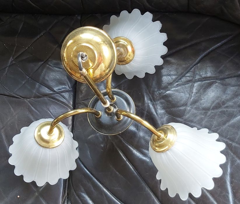 Komplet lamp suftitowych, żyrandole