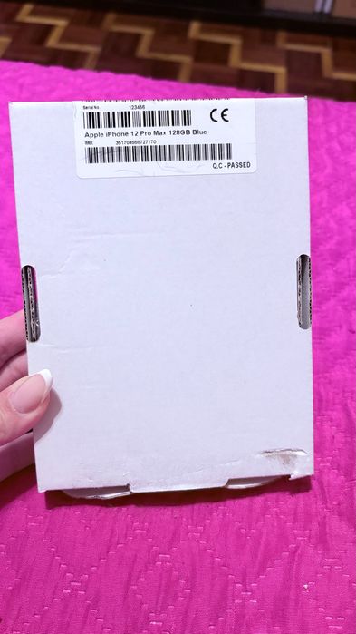 iPhone 12 Pro Max novo azul