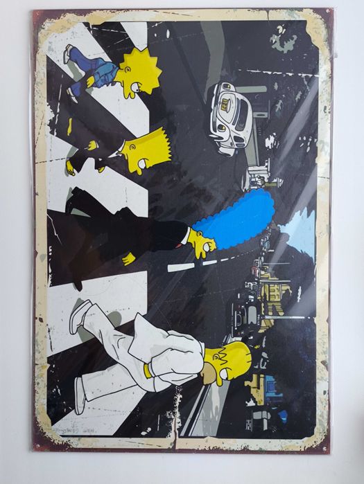 Картина "Сімпсони. Бітлз. The Simpsons. The Beatles".