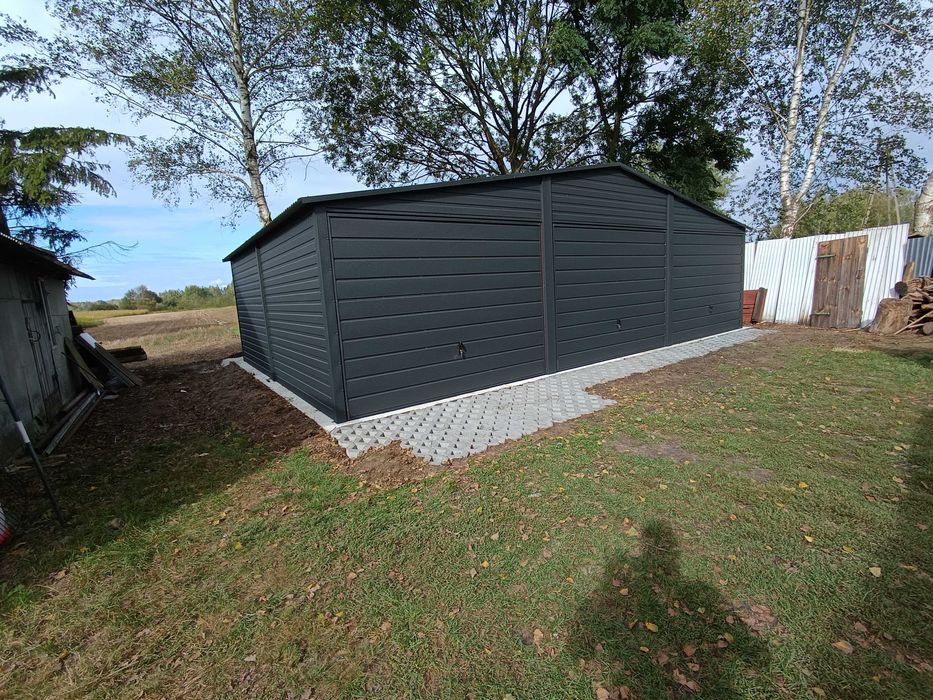 Garaż blaszany garaż blaszak garaże 9x6 7x5 6x6 Rus -stal profil 5x7