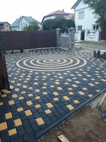 Укладання бруківки, камня, огорожа