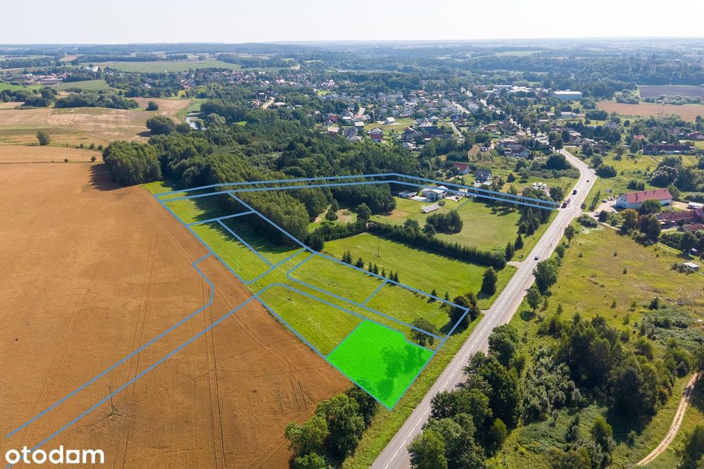 Działka budowlana 1736 m² | Pasłęk Północ – ul. Sprzymierzonych