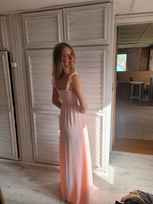 Sukienka długa maxi studniówkowa