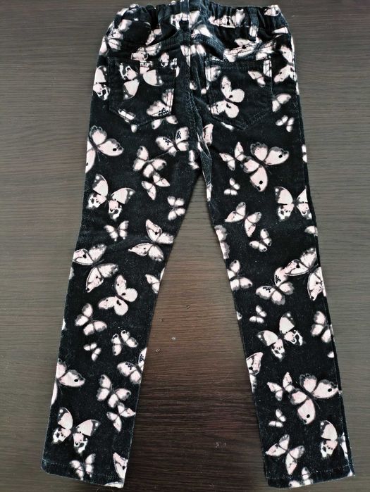Spodnie sztruksowe H&M dla dziewczynki rozm. 104