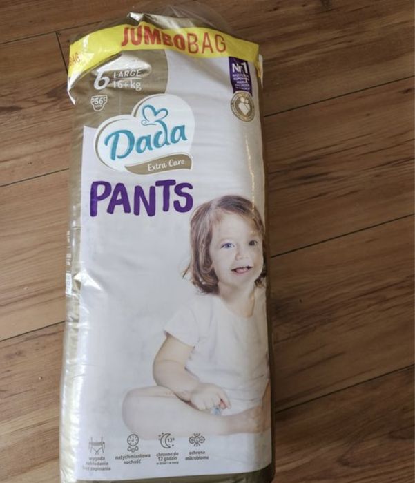 Pampersy dada pants 6, 4 opakowania 224 sztuki