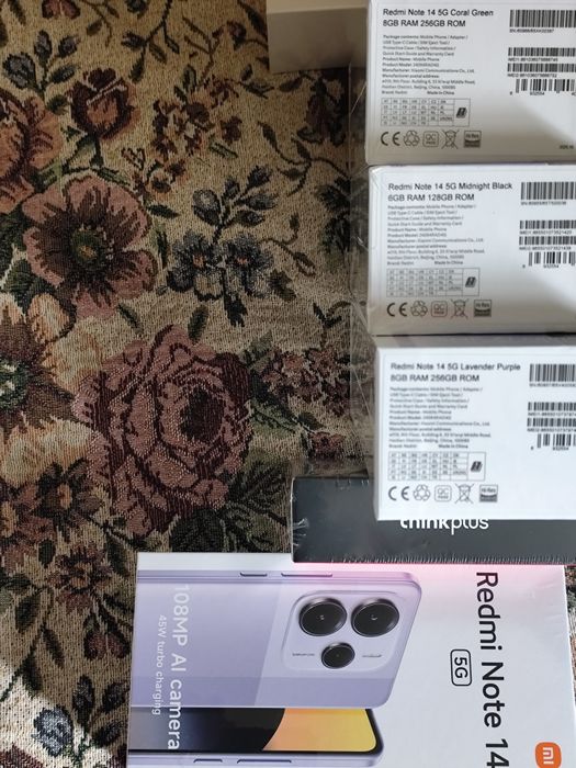 Xiaomi redmi note 14S,14 5g,15NFC,Poco M7 X8pro, F6,iqoo нові global