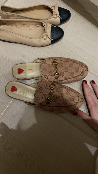 GUCCI мюлі монограм