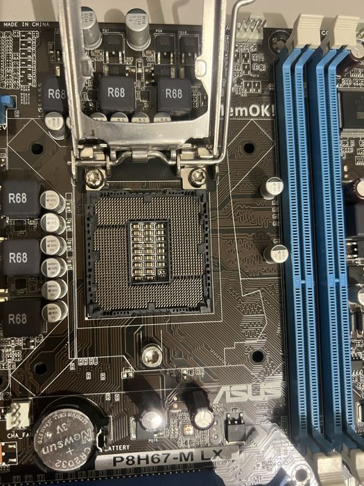 материнская плата ASUS P8H67‑M LX, сокет LGA 1155