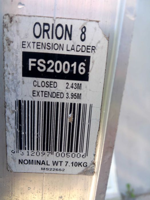 Ladder - extension- aluminium