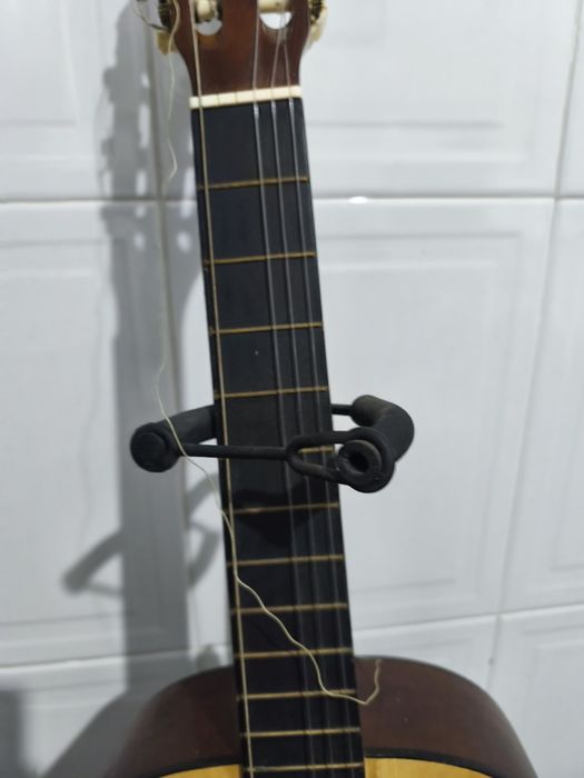 Viola clássica com suporte