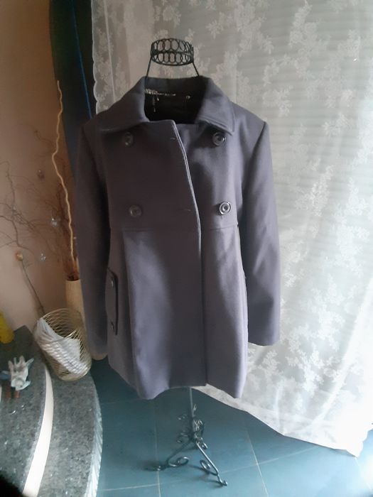 Kurtka fioletowa płaszczyk krótki kolekcja damska dziewczyna katana