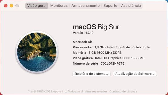 MacBook Air 13” | i5 | 8GB RAM | SSD