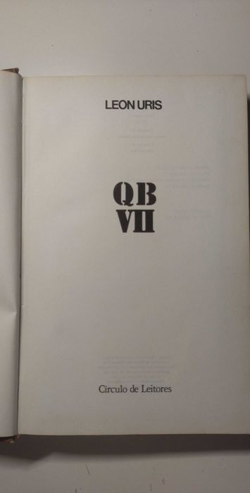 Livro - QB VII de Leon Uris