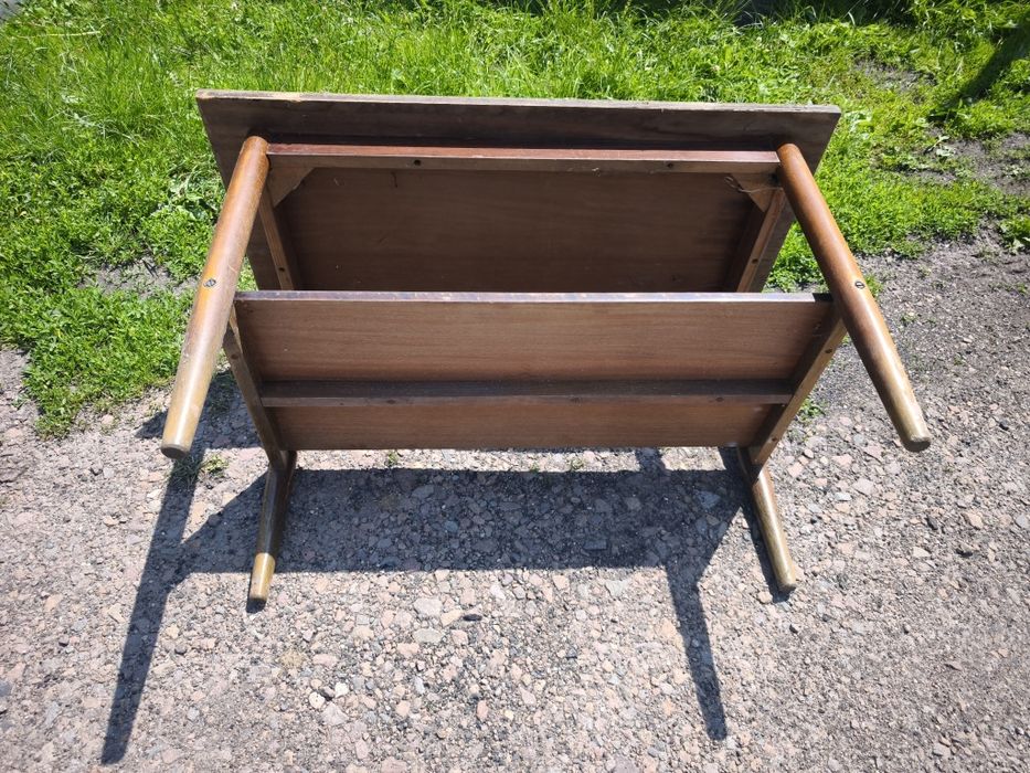 Stolik kawowy PRL vintage lata 60 70 retro rustykalne