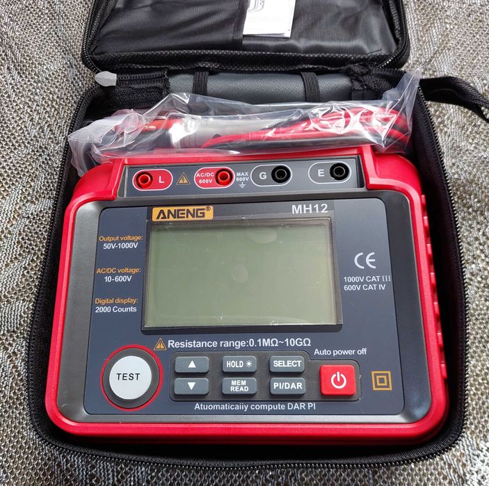 Мегомметр профи класса - измерение изоляции, заземления, сопротивления