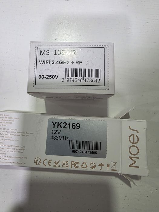 Controlador Cortina Inteligente Moes com Comando