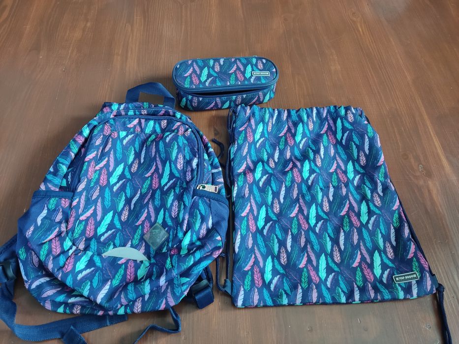 Plecak, piórnik, worek, zestaw szkolny 1-3