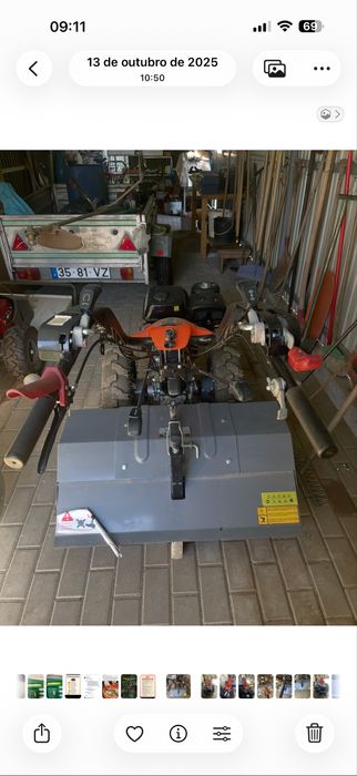 Motocultivador “Novo” de 15 cv