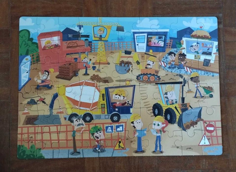 Conjunto 3 puzzles para criança