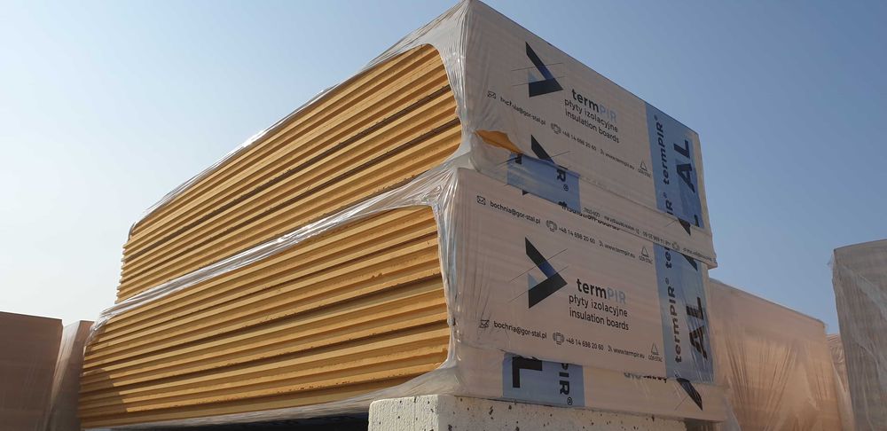 PIR od 2 do 14cm TERMOIZOLACJA - płyty PIR - najlepszy współczynnik U!