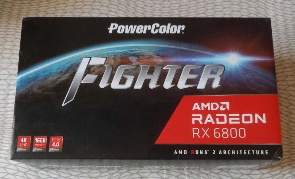 PowerColor RX 6800 Fighter – ідеальний стан, повний комплект