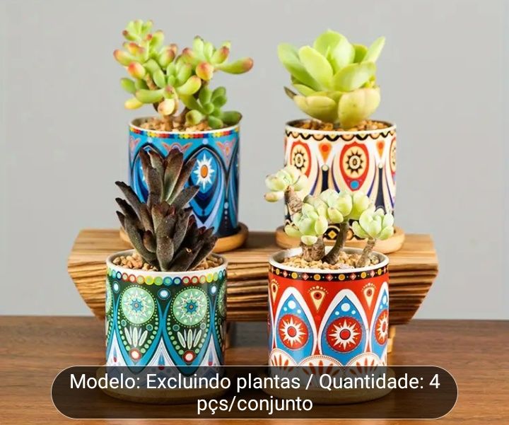 Vasinhos para suculentas