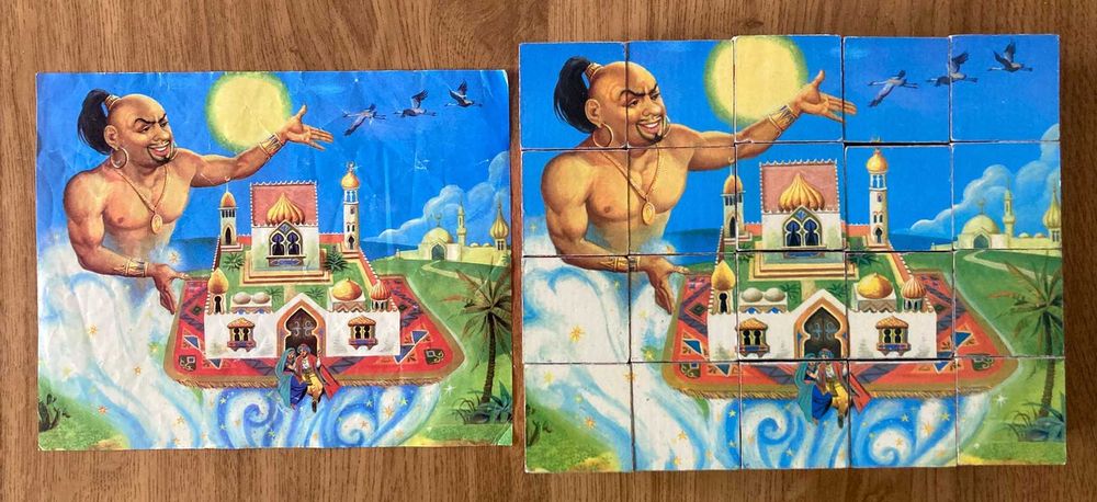 Puzzles de Cubos - Contos de Fadas