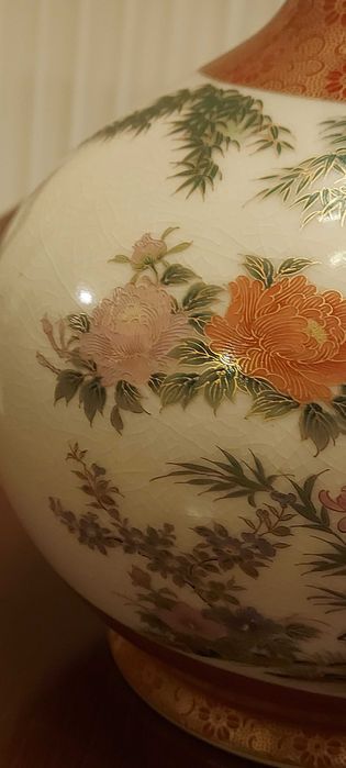 Jarrão Japonês, Shibata Toki com motivos florais