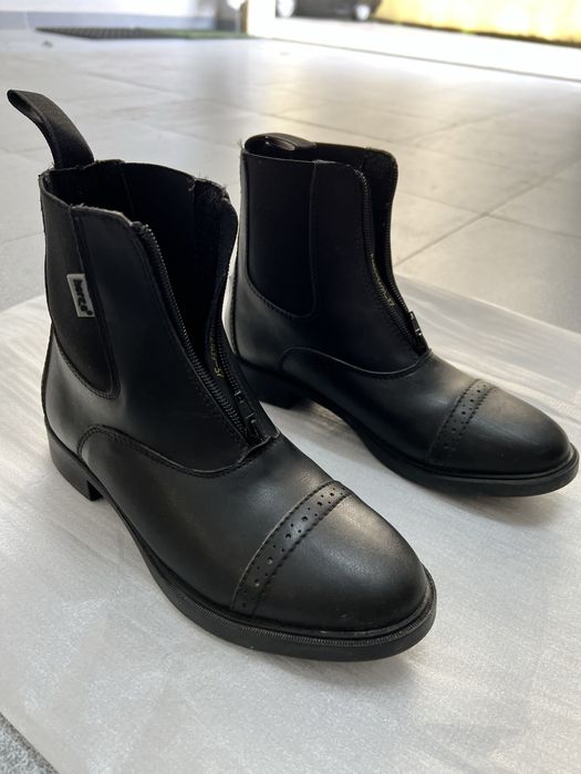Botas Equitação Horze - Tamanho 37 + Toque  de equitação em veludo