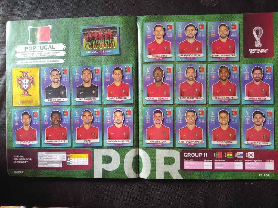 Caderneta do Mundial Qatar 2002 Completa.