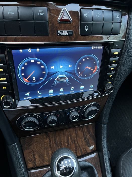ekran radio android Mercedes w203 w209 w211