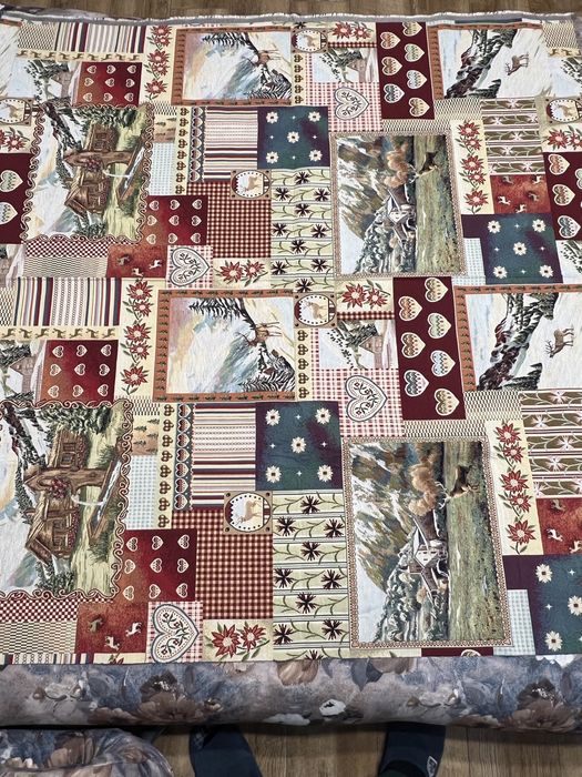 Гобелен зимова казка, вінтаж 136х141