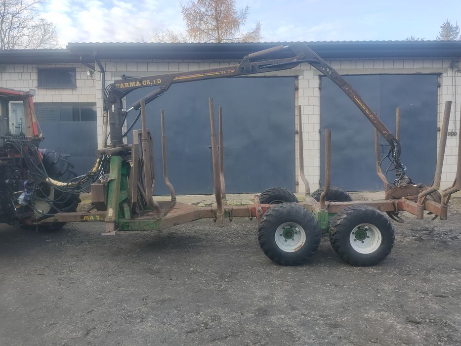 Przyczepa leśna Farma 9 ton