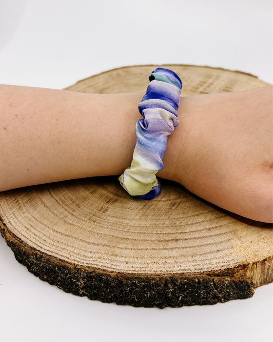 Jedwabna gumka do włosów scrunchies 100% jedwabiu