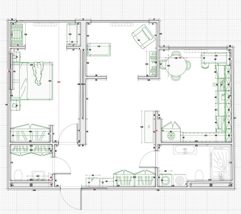 2-кімнатна квартира за адресою вул. Максимовича (площа 77 м²) - Atlanta.ua - фото 17