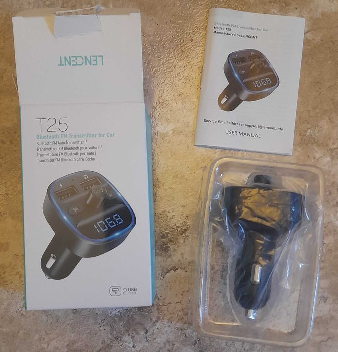 Transmissor Bluetooth FM para o carro