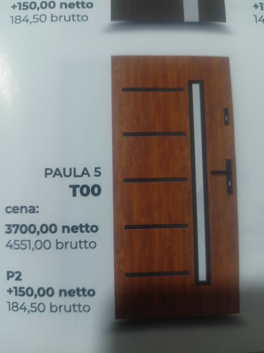 Drzwi metalowe przeszklone