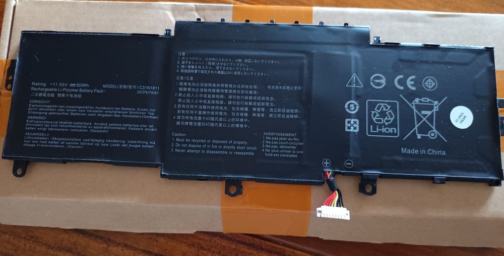 Bateria portátil Asus64729695866115120