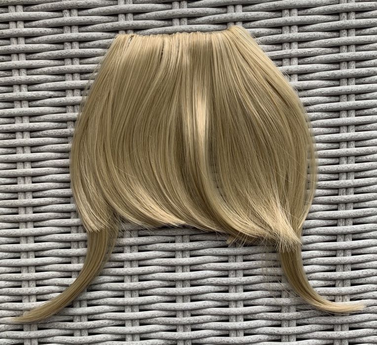 Premium Ultra włosy doczepiane, naturalny blond, grzywka, 56.