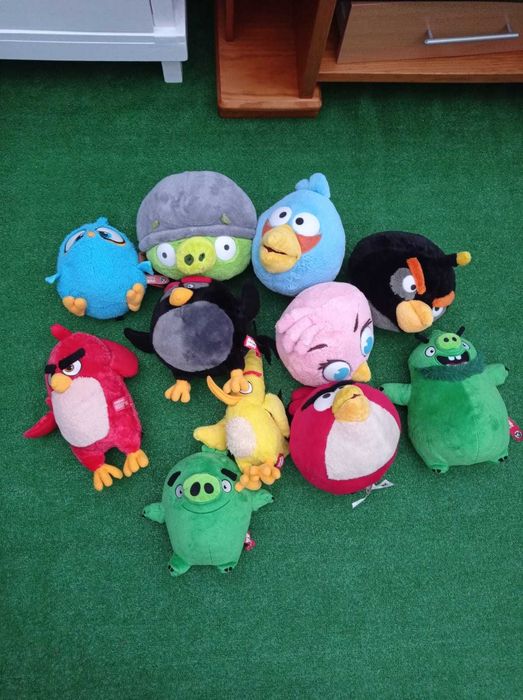 11 Peluches angy birds