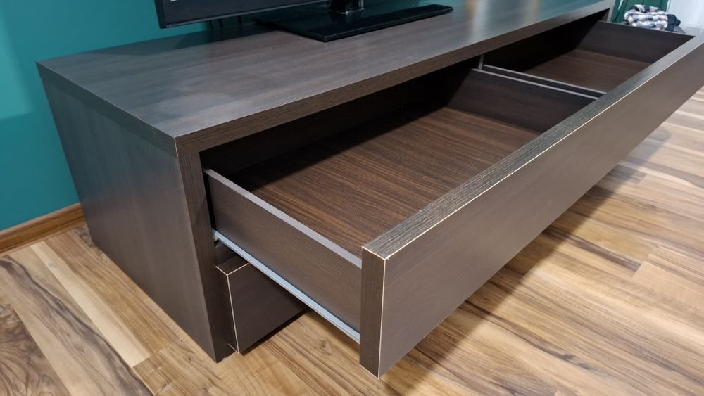 Szafka RTV Black Red White