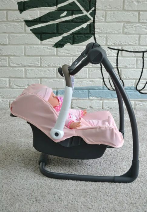Стульчик для кормления,автокресло, переноска,качеля смоби smoby  для куклы беби борн baby born