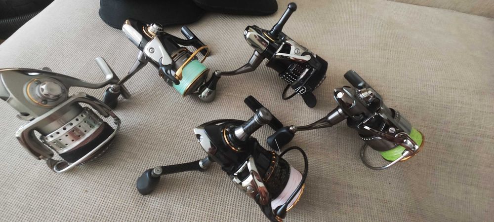 Kołowrotki spinningowe Daiwa i Megabass