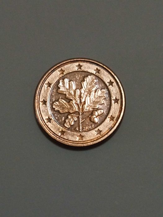 Moedas 1 cêntimo Alemanha 2002
