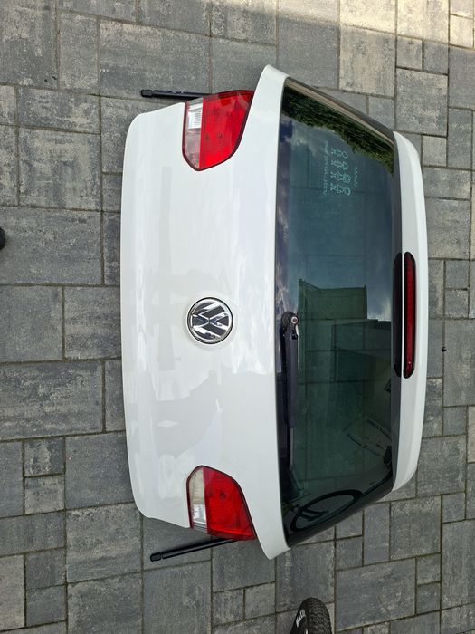 Vw golf 6 hatchback iv klapa bagażnika tyl tylna biala lb9a