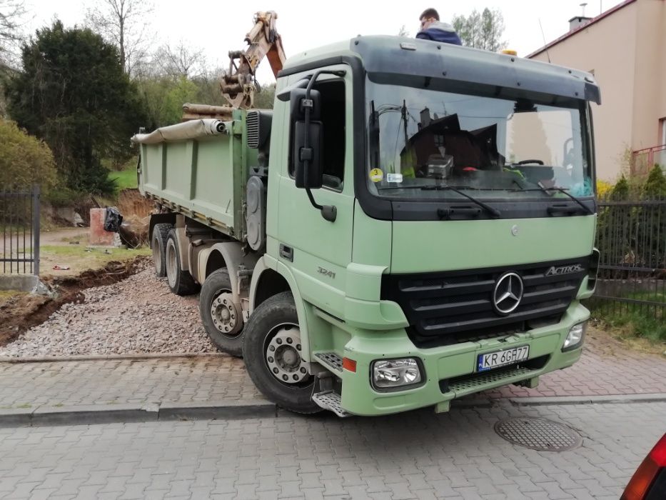 Tanio Piasek Siany Szary do wylewek Transport Skawina Liszki Mogilany