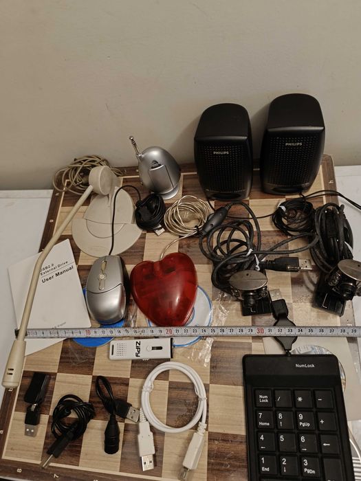 Conjunto de Acessórios de retro PC e Informática