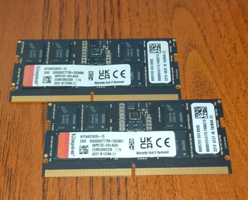 ОЗУ Kingston FURY Impact DDR5-5600 32GB (2 x 16GB) SO-DIMM