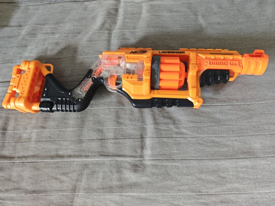 NERF fortnite flipfury firestrike lawbringer